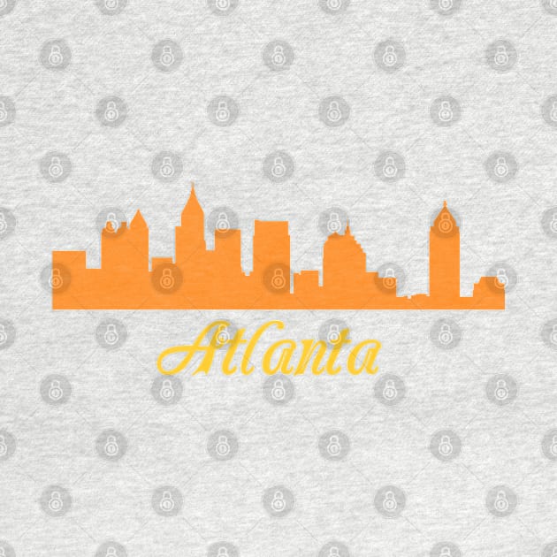 Atlanta Skyline by Sarah Creations